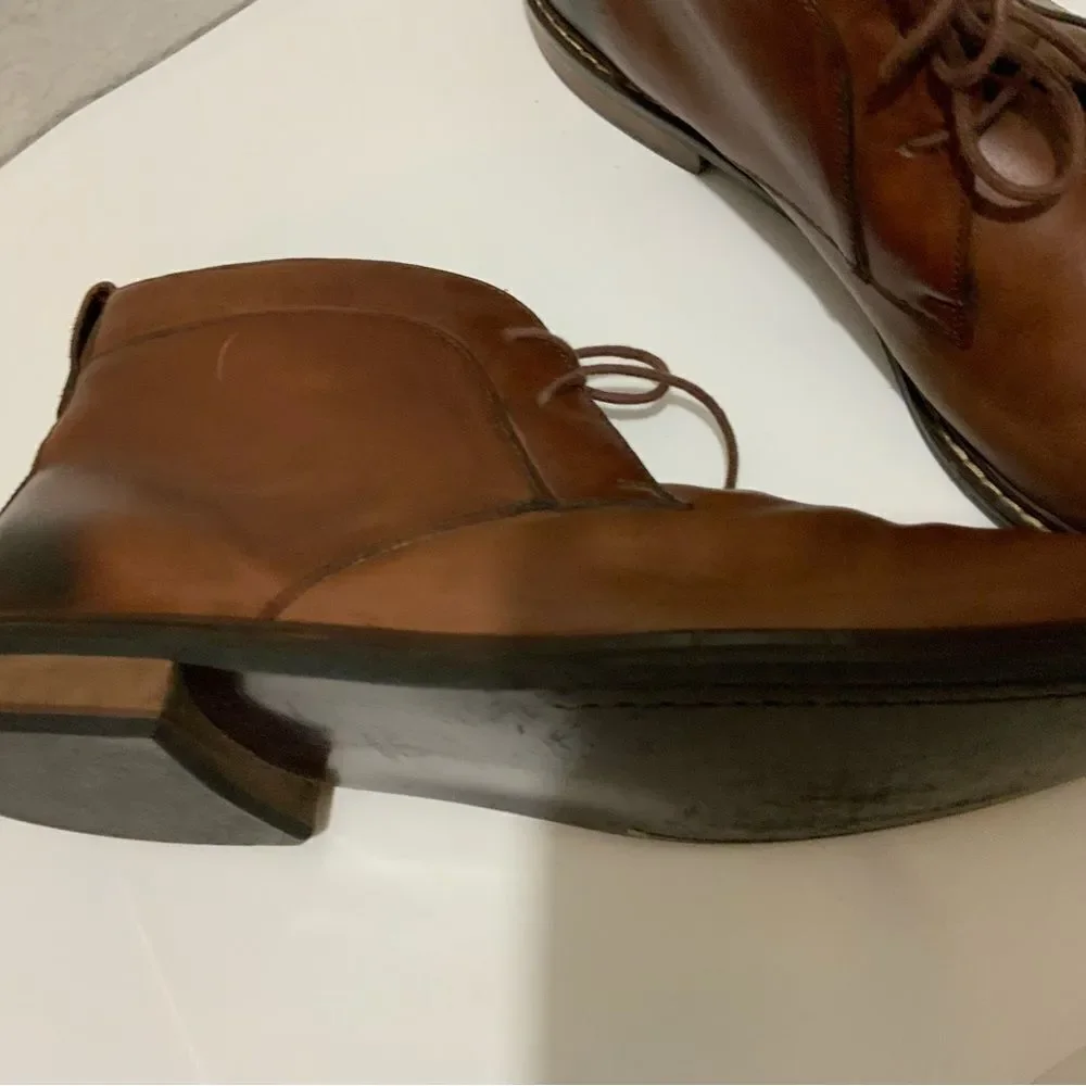 Cole Haan Kennedy Grand Chukka Boots Lace Up Brown Ankle Boots Men’s Size 11.5 M